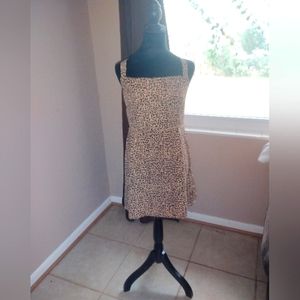 🤎🖤 NWOT Juniors Girls BP Cheetah Print Dress Medium Date Party Dance